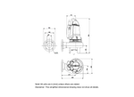 Grundfos SL1.50.65.11.E.Ex.2.50B Cast Iron AUTOADAPT Wastewater Pump for Drainage with Single Channel Impeller