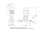 Grundfos TP 32-90/2 Cast Iron 0.37kW Three Phase Inline Centrifugal Pump with Composite Impeller