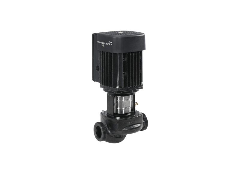 Grundfos TP 32-90/2 Cast Iron 0.37kW Three Phase Inline Centrifugal Pump with Composite Impeller