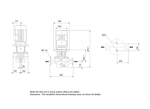 Grundfos TP 80-170/4 Cast Iron 4kW Three Phase Inline Centrifugal Pump with Bronze Impeller