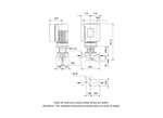 Grundfos TPE3 100-350 Cast Iron Variable Speed Three Phase Inline Centrifugal Pump with Cast Iron Impeller