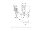 Grundfos TPE3 40-530 Cast Iron Variable Speed Three Phase Inline Centrifugal Pump with Cast Iron Impeller