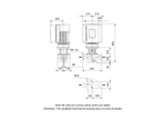 Grundfos TPE3 80-520 Cast Iron Variable Speed Three Phase Inline Centrifugal Pump with Cast Iron Impeller