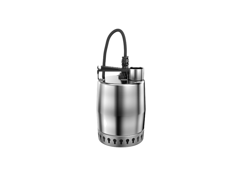 Grundfos Unilift KP.350.M.1 Stainless Steel High Flow Drainage Pump for Dewatering with Semi-Open Impeller