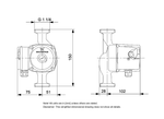 Grundfos UPS 20-60N Stainless Steel Hot Water Circulator Pump with Three Speed Settings