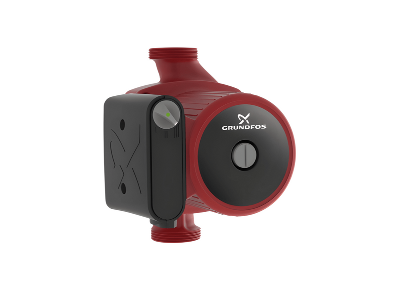 Grundfos UPS 25-120 Cast Iron Three Speed Circulator Pump for Space Heating with Composite Impeller