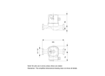 Grundfos UPS 25-60N Stainless Steel Three Speed Circulator Pump for Domestic Hot Water with Composite Impeller