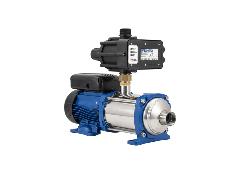 Lowara 10HM05S-MSC22 Stainless Steel Multistage Pressure Pump for Water Boosting with Mas-Control Controller