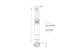 Lowara 4GS15-1 304 Stainless Steel 4" Submersible Bore Pump with Control Box