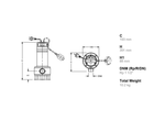 Lowara DOMO7VX Stainless Steel IPX8 Rated Submersible Drainage Pump for Sump Systems with Vortex Impeller