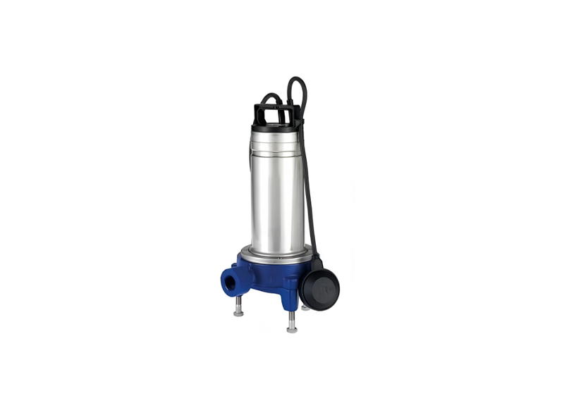 Lowara DOMOGRI11CGHF Stainless Steel High Flow Auto Float Grinder Pump for Sewage with Technopolymer Impeller
