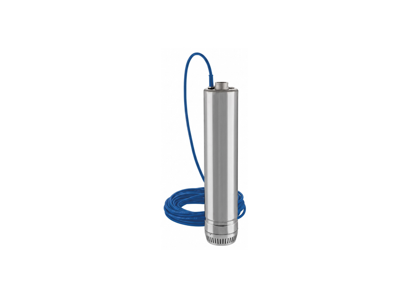 Lowara Scuba 3SC8/11CL20 Stainless Steel 8-Stage Submersible Pump with Tecnopolymer PPO Impeller