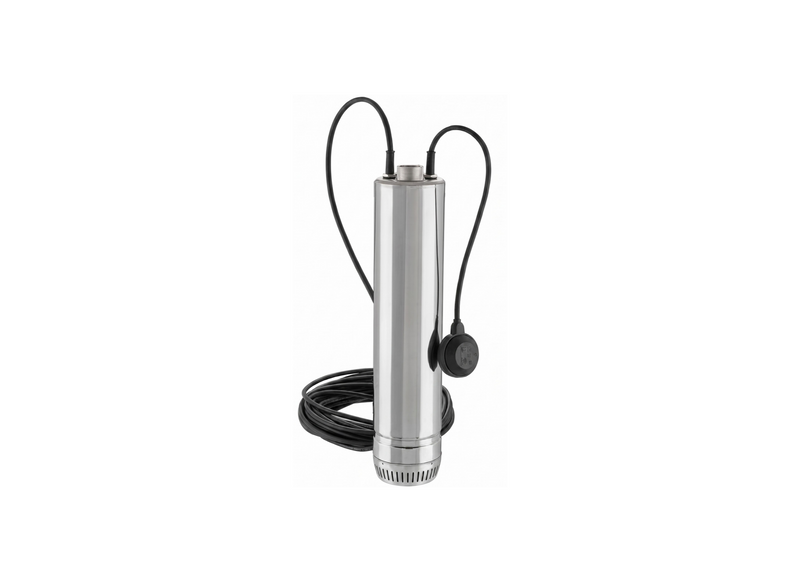 Lowara Scuba 5SC4/07CG20 Stainless Steel 4-Stage Submersible Pump with Tecnopolymer Impeller and Float Switch