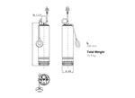 Lowara Scuba 8SC3/09CG20 Stainless Steel 3-Stage Submersible Pump with Tecnopolymer Impeller and Float Switch