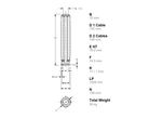 Lowara ZN612/19 Stainless Steel Deep Well 6" Submersible Bore Pump (Wet End Only) with Radial Flow Impeller