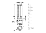 Lowara ZN631/23 Stainless Steel Deep Well 6" Submersible Bore Pump (Wet End Only) with Radial Flow Impeller