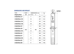 Pedrollo 4BLOCKm2/18 Stainless Steel 1.10kW 2-Wire 4" Submersible Pump with 30m Lead and Floating Impeller