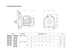 Pedrollo HFm70B Cast Iron High Flow Centrifugal Irrigation Pump with Single Impeller
