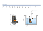 Pedrollo MC15/45-N Cast Iron IPX8 Protection Submersible Drainage Pump for Sludge with Two-Channel Impeller