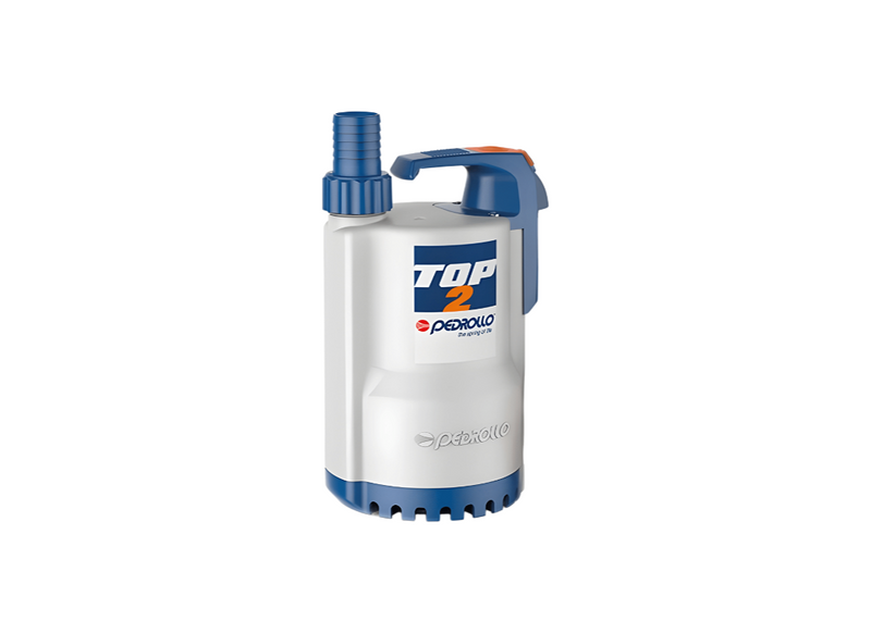 Pedrollo TOP-2-LA-Manual Technopolymer Submersible Drainage Pump for Aggressive Liquids with Noryl Impeller