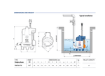 Pedrollo TR-TX055 Technopolymer Double Shaft Seal Grinder Pump for Domestic Sewage with Float Switch