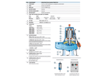Pedrollo VXC20/70-F Cast Iron Guide Rail Submersible Drainage Pump for Dirty Water with Vortex Impeller
