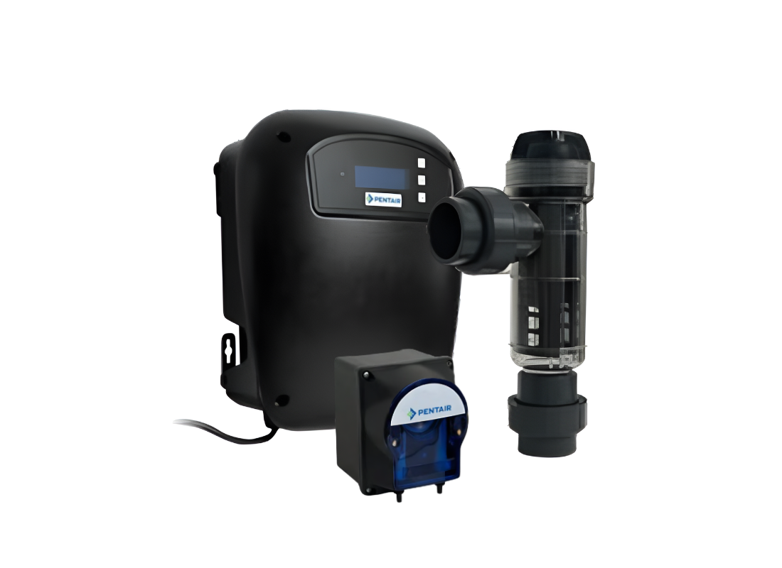 Sta-Rite Posi-Chlor SCG 15g/hr pool chlorinator with pH pump and algorithm pH control for residential pools.
