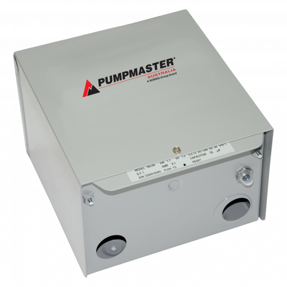 Pumpmaster Motor 3 Wire Single Phase Control Boxes Foundation Pumps
